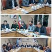 جلسه اعضای شورای اسلامی شهر و شهردار با اعضای شورای تأمین شهر پارس آباد جلسه